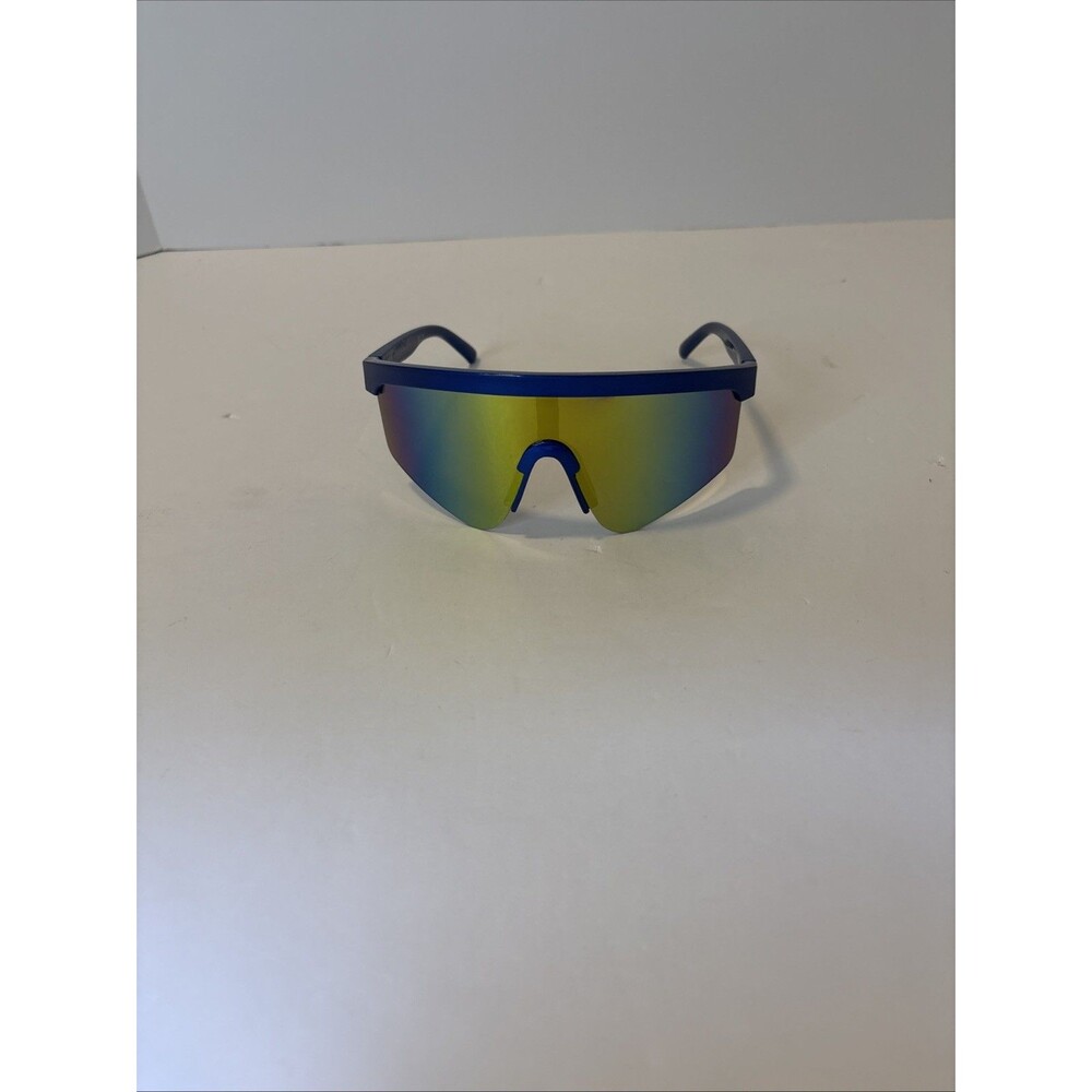 Captain America Shield Sunglasses 138-00-123 Marvel Blue Pre Owned